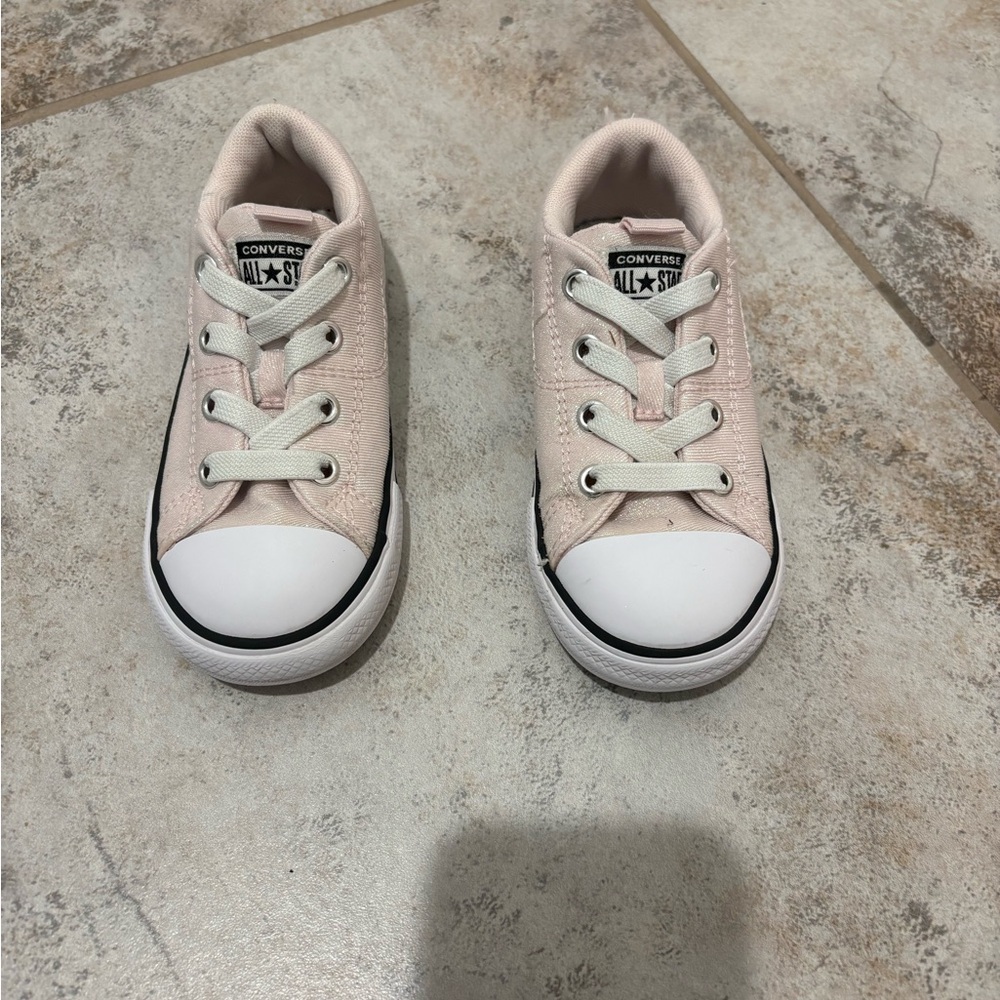 Converse Sparkly  Kids Light Pink Sneakers